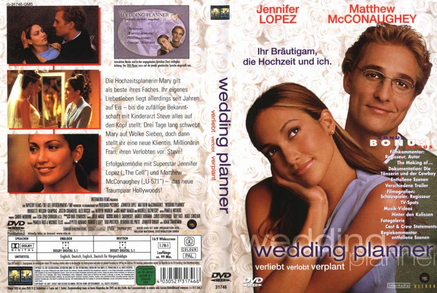 The Wedding Planner Dvd Cover